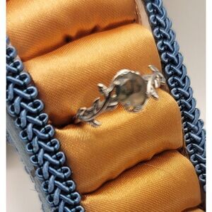 Natural Morganite Sterling Silver Ring - Size 6